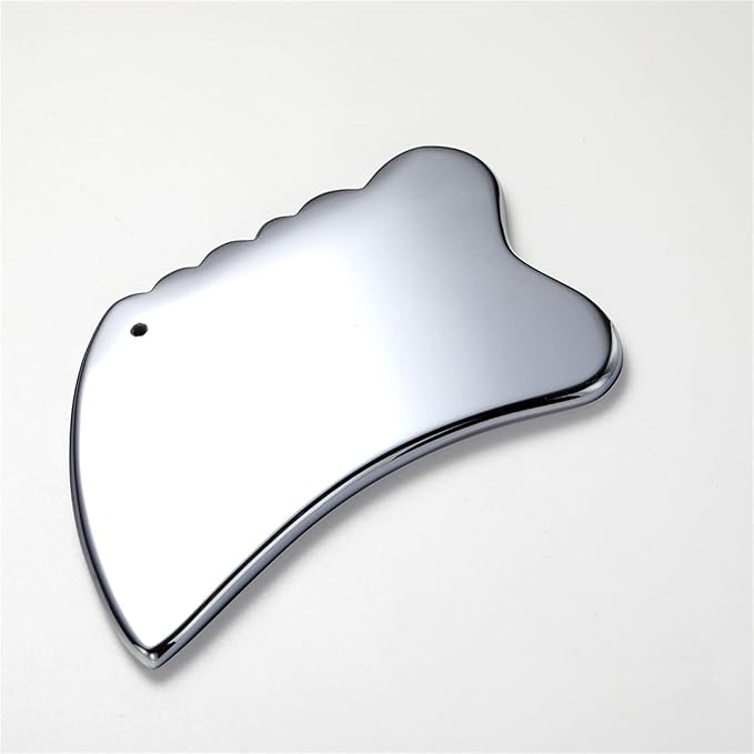 HOTACE Terahertz Guasha Scraper Facial Massager Gouache Scraper Face Massage Slimming Tool Skincare Beauty Gua Sha Board Energy Ston