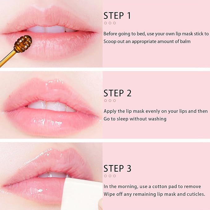 4PCS Bee Lip Balm Honey Pot,