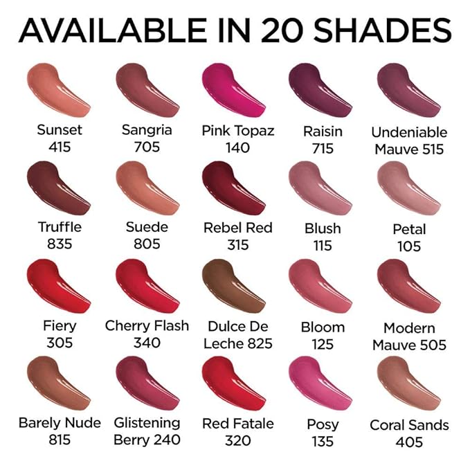 L’Oreal Paris Makeup Infallible 8 Hour Hydrating Lip Gloss, Sangria, 0.21 Fl Oz