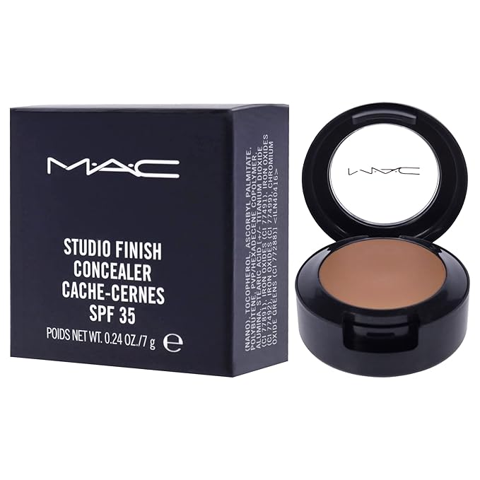 MAC Studio Finish Concealer, rams, NW25, 0.24 oz 7 g