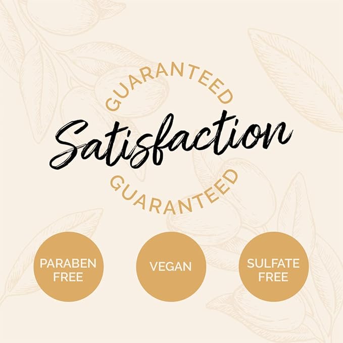 Argan Cosmetics 100% Pure Organic Moroccan Argan Oil for Hair, Skin, Nails, Cuticles, Face & Beards - Cold Pressed, Unscented - Filtered Through Cotton & Charcoal - All Natural Moisturizer - 2 Fl Oz