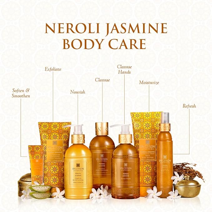 SPA CEYLON Neroli Jasmine Hand And Body Lotion | All Day Nourishment | Daily Moisturizer | Floral Fragrance | Hand and Body Moisturizer