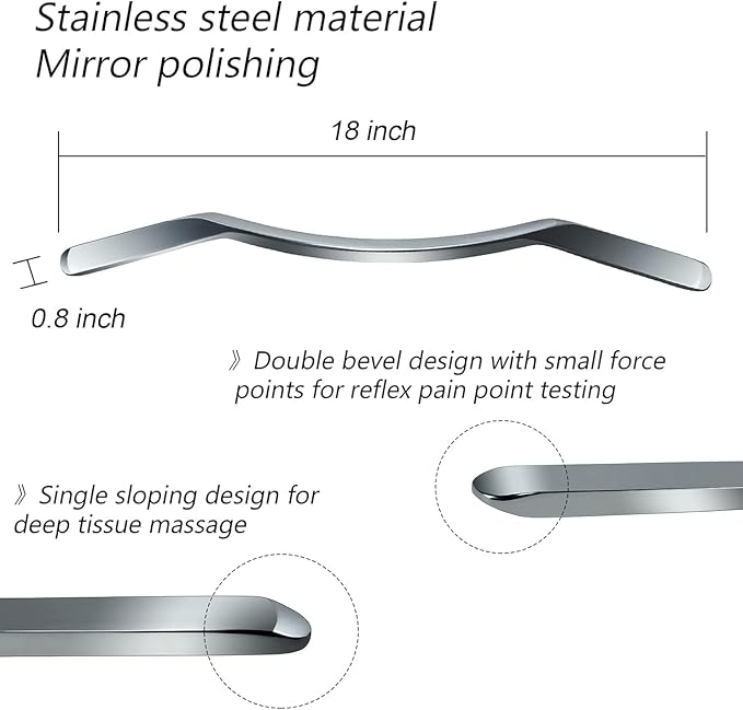 BYYDDIY Collector's Edition 8 in 1 Stainless Steel Gua Sha Muscle Scraper Tools Kit, Scraping Massage Tool,Massage Scraper Tools for Physical Therapy (Al-7in2)