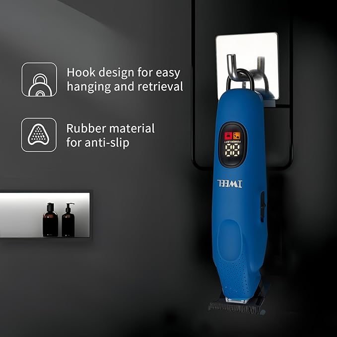 Professional Beard Trimmer for Men - Electric Hair Clippers, Zero Gapped T-Blade Edgers, Cordless Rechargeable Mustache Trimmer Grooming Kit for Body