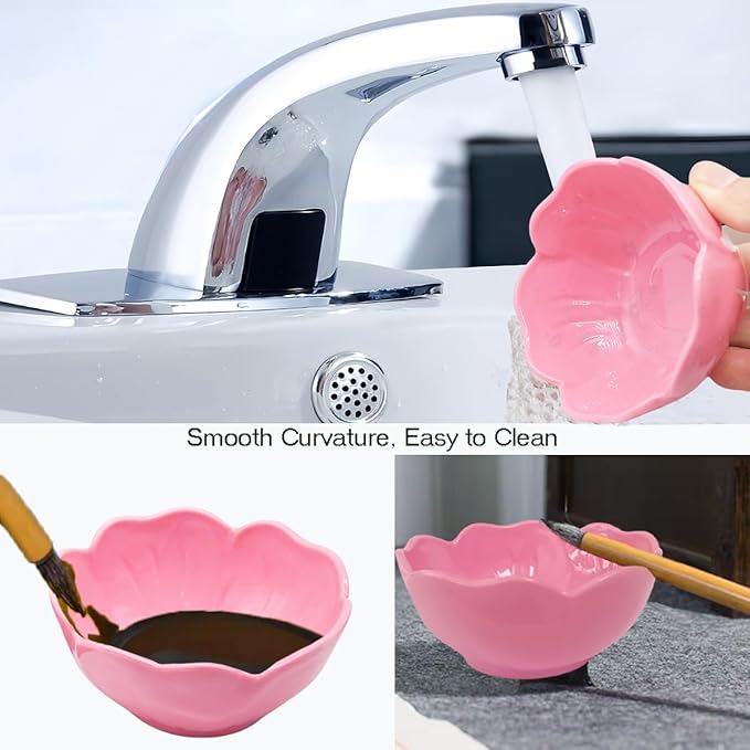 10 Pcs Essential Oil Bowl Set, 3.34 Inch Petal Mask Bowls Beauty Tool Skin Care Bowl Diy Face Mask MixingBowl for Home Salon, Pigment Preparation