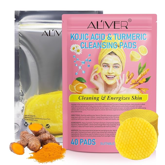 Kojic acid and turmeric cleansing