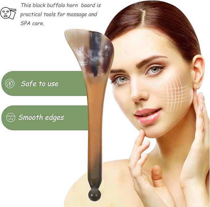 Beaupretty Facial Scraping Massage Tool Use for Spa Eyes Back Legs Arms Neck