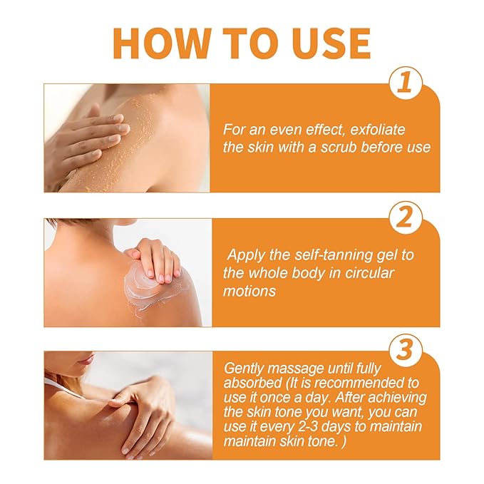 2Pcs Luxury Intensive Tanning Gel, Intensive Tanning Luxe Gel, Natural Tanning Accelerator Cream Gel,Tanning Cream for Sunbeds & Outdoor Sun 5oz/pcs