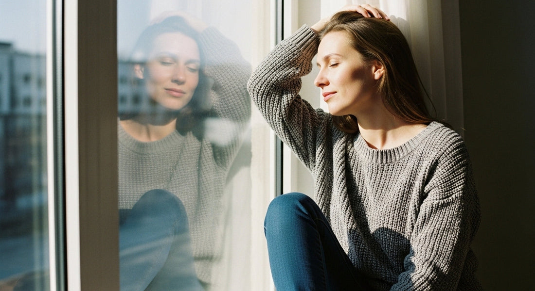 Woman building an adaptive skincare routine for monthly skin changes