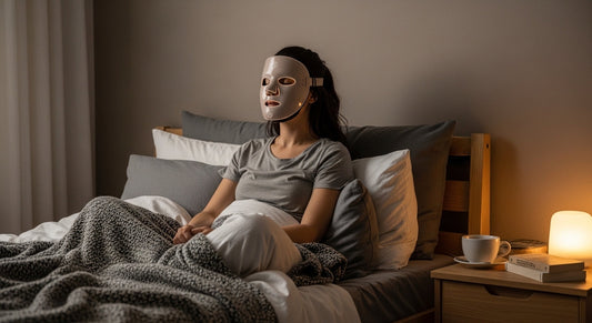 LED light therapy device for safe skincare routine integration