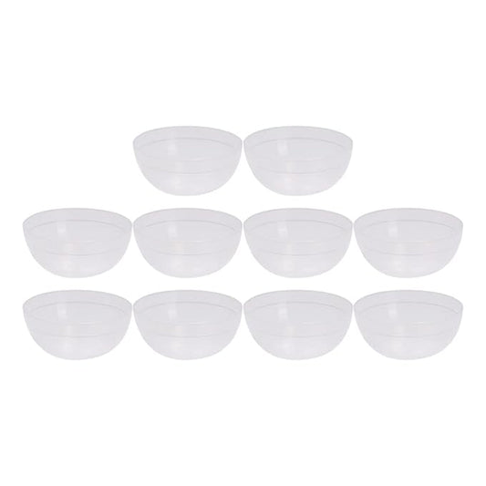 30pcs Pvc Facial Mask Mixing Bowls Semi-transparent Prep and Stirring Bowls for Beauty Masks Convenient and Easy to Clean Beauty Tool