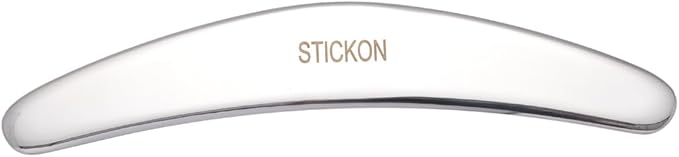 STICKON 2 in 1 Stainless Steel Gua Sha Muscle Scraper Tools Set,Physical Therapy Tools,Muscle Scraping Tool,Massage Scraper,IASTM Tools, Guasha Massage Scraper (STICKON-62)