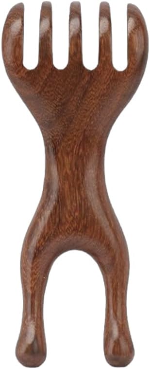 Natural Wooden Nose Guasha Massage Tools Anti-Static, Eyes Facial Wood Gua Sha Tool,face Manual Massager Tool, Multifunctional Handheld Meridians Acupoint Massage Tool,1 Pieces