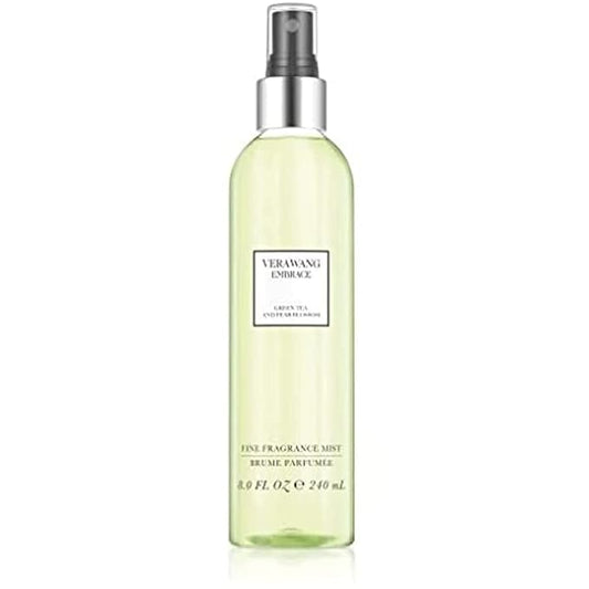 Vera Wang Embrace Green Tea and Pear Blossom Body Mist 8.4 fl oz (Pack of 1), Notes of Earthiness, Peony, and Sandalwood, Women's Fragrance, Long Lasting, Everyday Fragrance