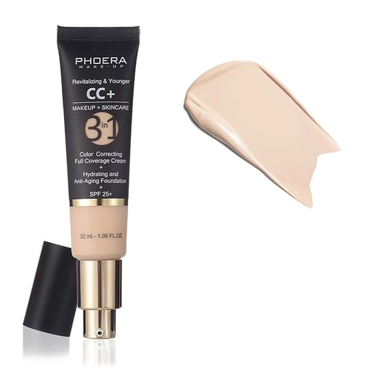 MAEPEOR Full Coverage Foundation 6 Colors Mattle Oil-Control (100 Porcelain)