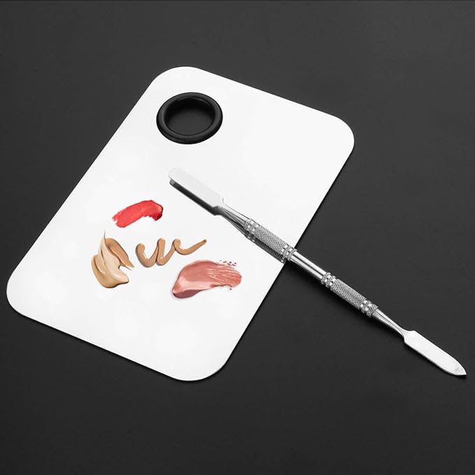 Makeup Palette, Stainless Steel Cosmetic Makeup Palette Professional