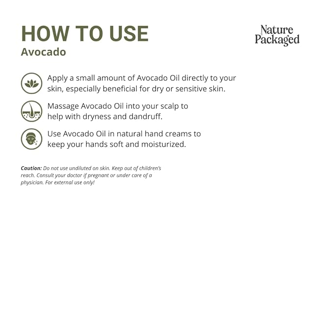 Avocado Oil - Direct from EIR Oils Farm in Spain - 100% Pure Carrier Oil for Hair, Face, and Skin - Hand-Picked, Cold-Pressed Carrier Oil - (16oz)