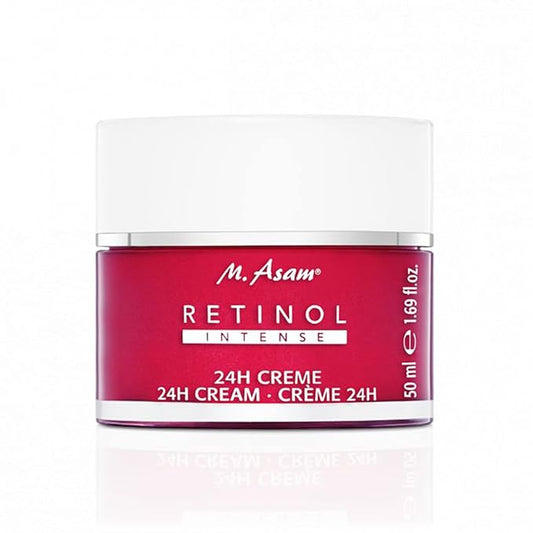 M. Asam RETINOL 24h Cream - Face Cream against wrinkles, anti-aging face moisturizer with retinol, day cream & night cream stimulating collagen production, facial care for all skin types, 1.69 Fl Oz