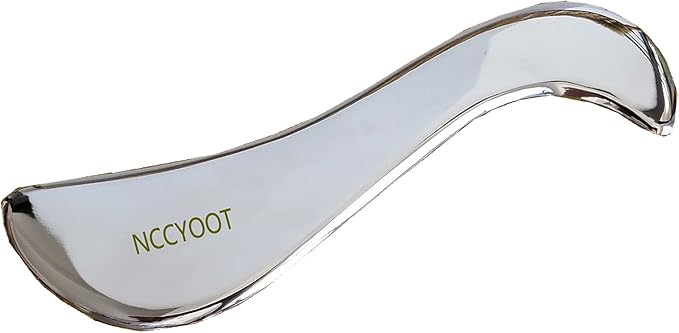 Gua sha Tool gua sha Stainless Steel iastm Tool Gussha Massage Tool Muscle Scraping Tool for Soft Tissue Therapy and Reduce Arms,Back, Legs, Neck Muscle Pain(DS)…