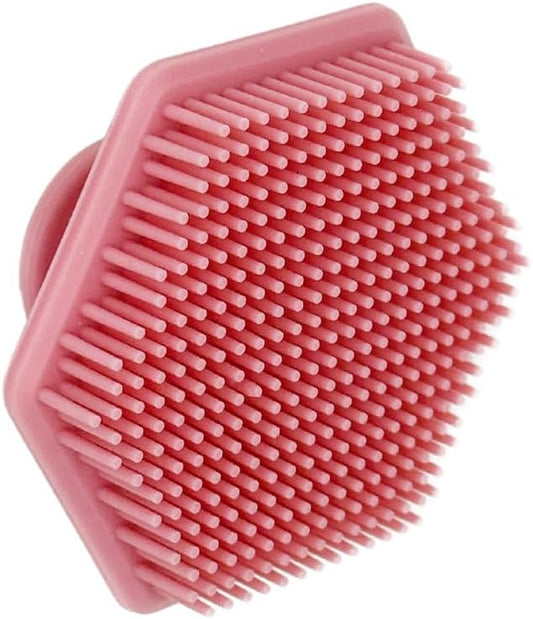 Organic to Green - Silicone Facial Brush (Pink) Antimicrobial Silicone Face Scrubber, Gentle Face Exfoliator for Sensitive Skin, Eco Friendly Facial Cleansing Brush (Pink)