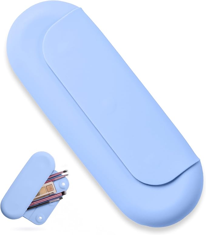 Silicone makeup brush holder, travel