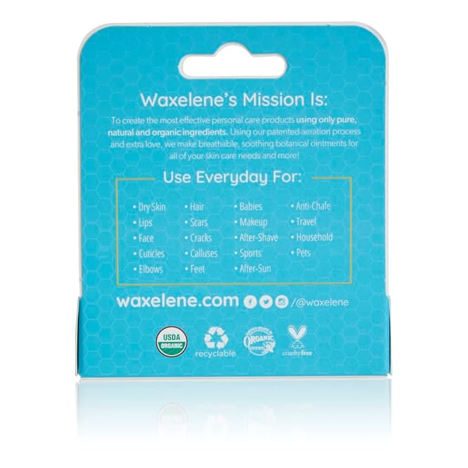 Waxelene Original Lip Tube 3 Piece, Multipurpose