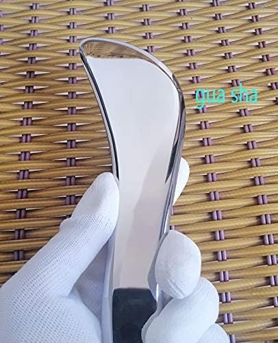gua sha Tool gua sha Stainless Steel iastm Tool Gussha Massage Tool Muscle Scraping Tool for Soft Tissue Therapy and Reduce Arms,Back, Legs, Neck,Shoulder Muscle Pain(ms)…