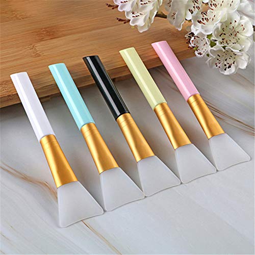 1 Silicone Face Cleanser Plus 5 PCS Silicone Face Mask Brush, Mask Beauty Tool Soft Silicone Facial Mud Mask Applicator Brush tool, Applicator for Mud
