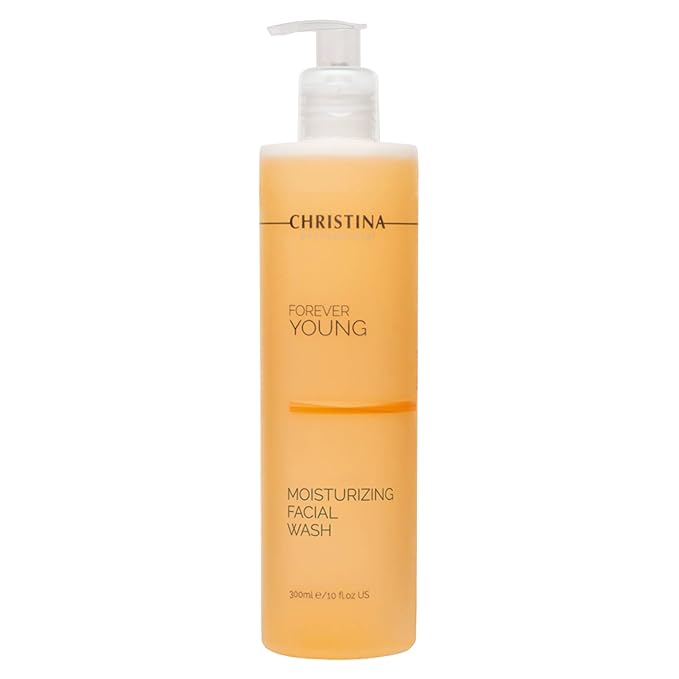 '-CHRISTINA- Forever Young Hydrating Antioxidant Face Wash | Moisturize, Cleanse, and Soothe with Glycolic Acid Facial Cleanser | For Combination, Normal, Oily Skin 300ml