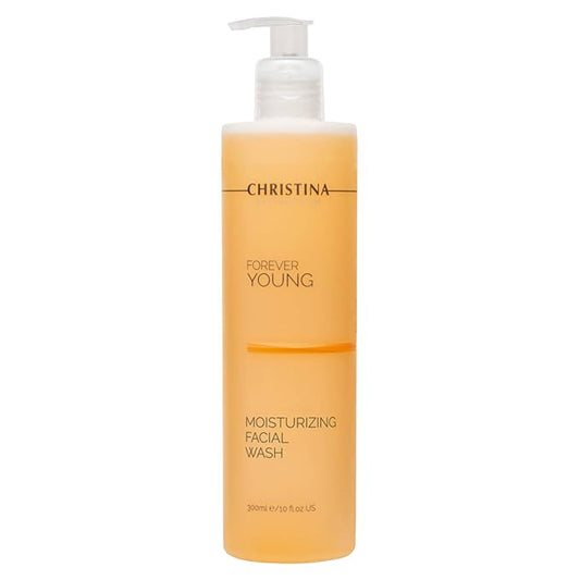 '-CHRISTINA- Forever Young Hydrating Antioxidant Face Wash | Moisturize, Cleanse, and Soothe with Glycolic Acid Facial Cleanser | For Combination, Normal, Oily Skin 300ml