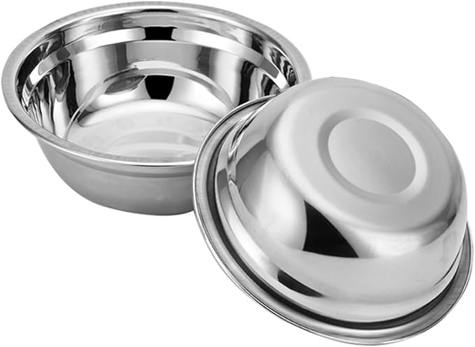 10 PCS DIY Face Mask Mixing Bowl, 6.18'' Stainless Steel Reusable Smooth Mask Stirring Containers for Lady Women Home Skincare, Beauty Treatments, Professional Beauty Salon Use, Easy to Clean