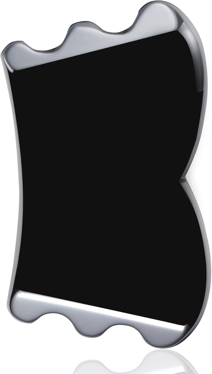 HOTACE Terahertz Energy Stone Gua Sha Scraper Tools Lymphatic Drainage Massager Facial Beauty Tools-Butterfly