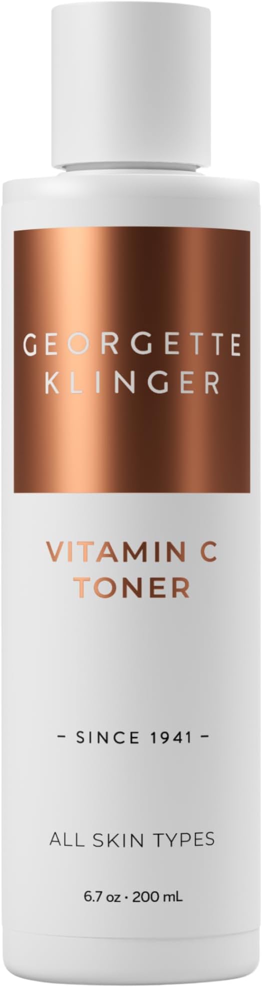 Vitamin C Toner - Revitalizing Face Skin Brightener with Kakadu Plum, Aloe Vera, and Witch Hazel: Reduces Sun Spots, and Age Spots While Cleansing Pores - 6.7 oz by Georgette Klinger