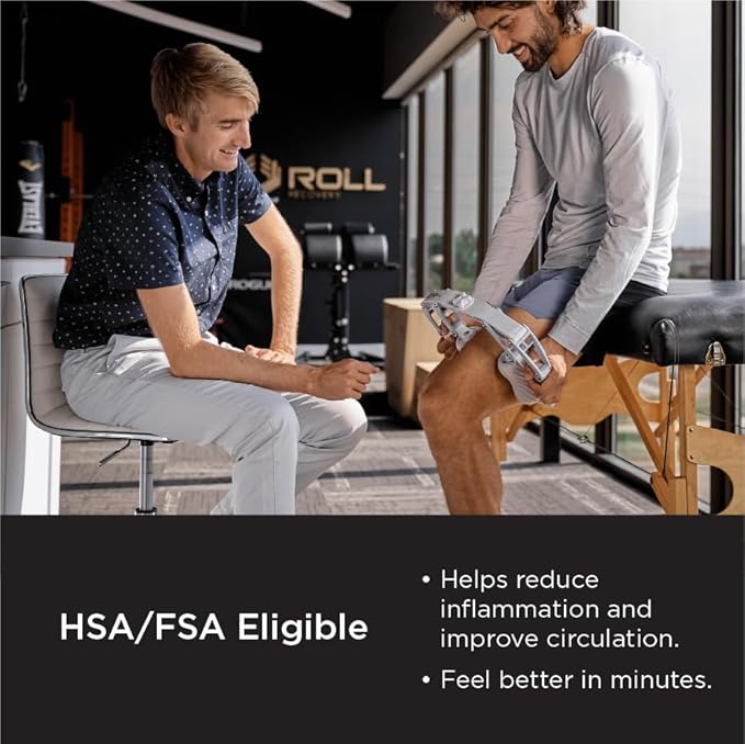 ROLL Recovery R8 Plus (Alpine White) - Deep Tissue Massage Roller