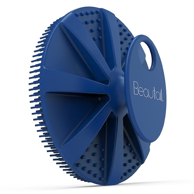 Silicone body scrubber shower bath