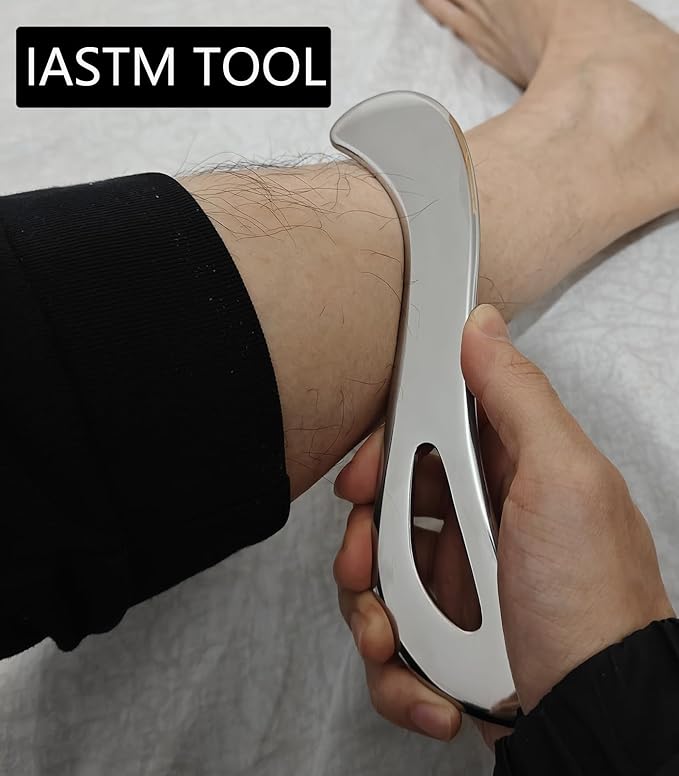 Muscle Scraper Stainless Steel IASTM Massage Tools Set,Gua Sha Scraping Tools for Physical Therapy(3pcs)