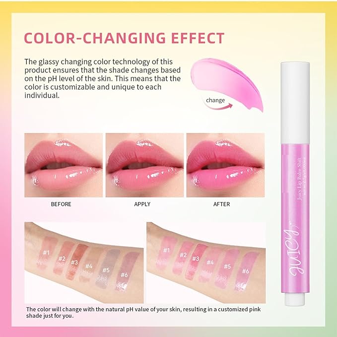 MAEPEOR Tinted Lip Balm 6 Colors Honeysuckle)