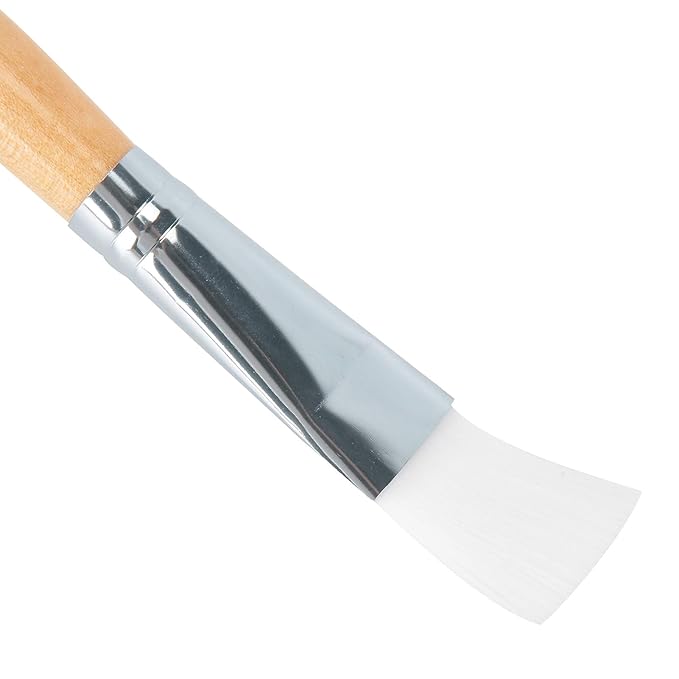 10-Piece Facial Mask Brushes Soft Hair Mud Applicator DIY Skin Care Tool with Wooden Handle