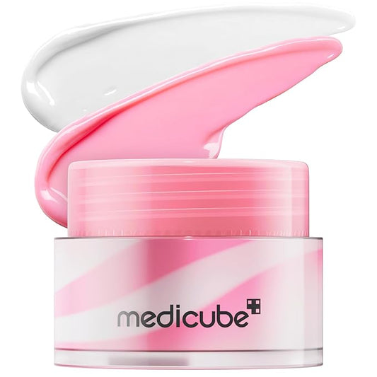 medicube PDRN lip sleeping mask glow balm | Salmon PDRN, Collagen, Shea Butter for Softer Lips, Long-lasting Moisture, Overnight and daily lip care, Korean Skincare 0.35 oz.