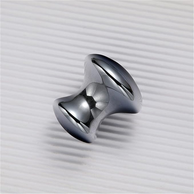 HOTACE Gua Sha Facial Tools Natural Terahertz Energy Stone Mushroom Massage Tool Ice Melting Terahertz Massager for Spa Relaxing-Mushroom