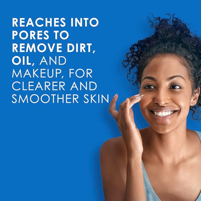 Noxzema Ultimate Clear Daily Deep Pore Oil-Free Cleanser for Soft, Smooth Skin Daily Face Wash for Women and Men, Facial Cleanser for Acne Prone Skin, 6 Oz Ea (Pack of 6)