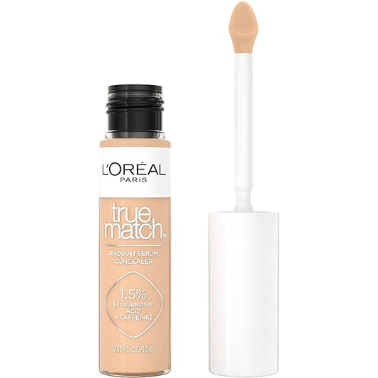 L’Oréal Paris True Match Radiant Serum Concealer, Brightening Caffeine, C4, 0.33 Oz