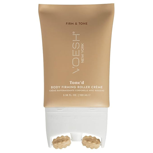 VOESH Roller Creme, Vegan Beauty, Body Cream, Lymphatic Massage, Toning Cream, Skin Hydrating, Body Lotion (Tone'd)