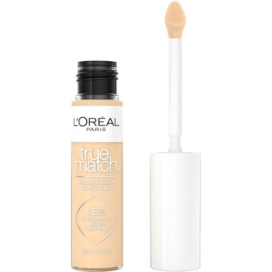 L’Oréal Paris True Match Radiant Serum Concealer, Brightening Caffeine, C3, 0.33 Oz