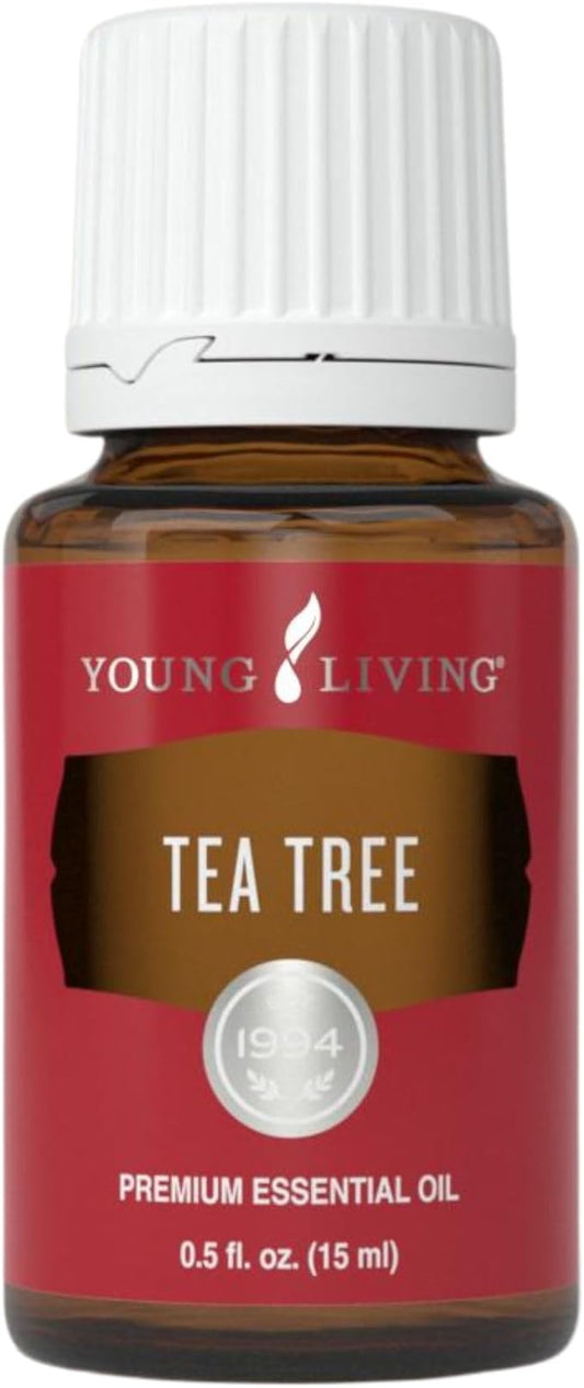 Young Living Tea Tree Premium Essential Oil - 15ml - Aromatherapy Diffuser - Skin Care for Skin & Nails - Healthy Hair and Scalp - 100% Pure & Natural