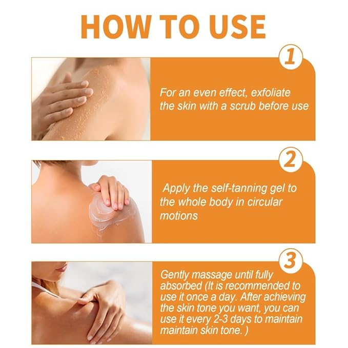 Luxury Intensive Tanning Gel Intensive Tanning Luxe Gel 5oz 1PCS Natural Tanning Accelerator Cream Gel for Natural Tan Skin, Tanning Cream for Sunbeds & Outdoor Sun