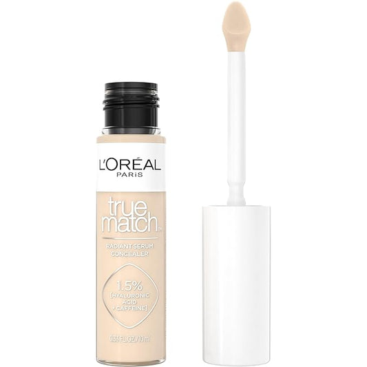 L’Oréal Paris True Match Radiant Serum Concealer, Brightening Caffeine, C2, 0.33 Oz