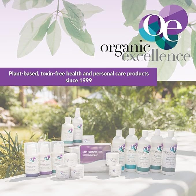 Organic Excellence Organic Moisturizer Face Cream, All Natural Face Moisturizer with Silk Protein to Hydrate, Nourish Protect Skin and Promote Collagen Production Non-Toxic & Fragrance-Free 2 oz