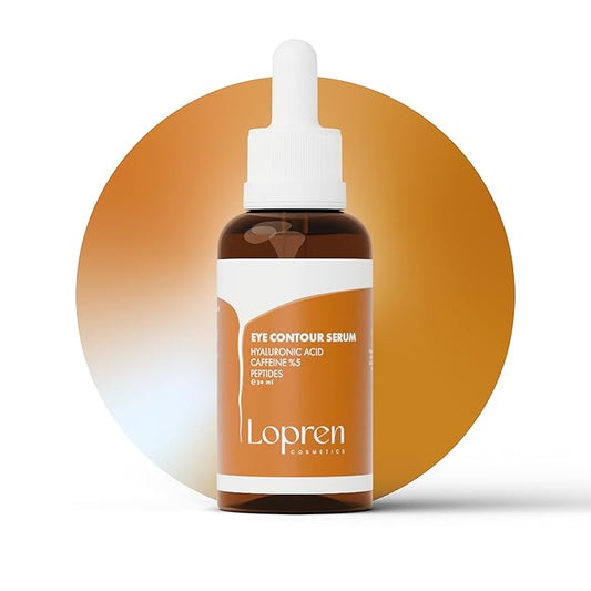 Caffeine Eye Serum for Dark Circles and Puffiness, Under Eye Treatment with Hyaluronic Acid, Peptides & Amino Acids, Fragrance-Free, Paraben-Free, Lightweight Formula, 1 Fl Oz