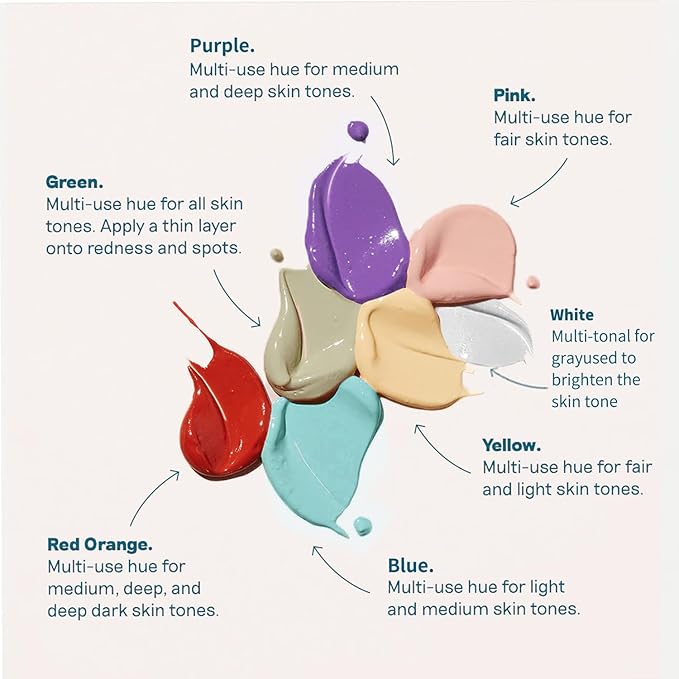 MAEPEOR Liquid Conceal Contour 7 Colors Cream Lightweight 02 Purple)